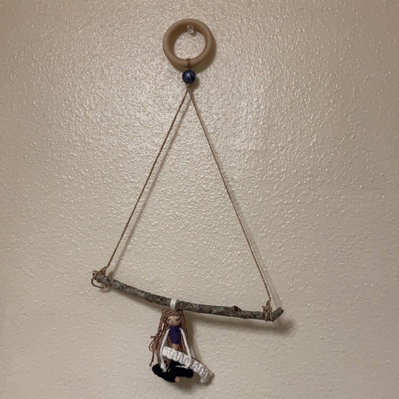 Namaste Yoga Healings inspired 🧘♀️ Macrame Doll Hanger doll - Picture 4 of 10